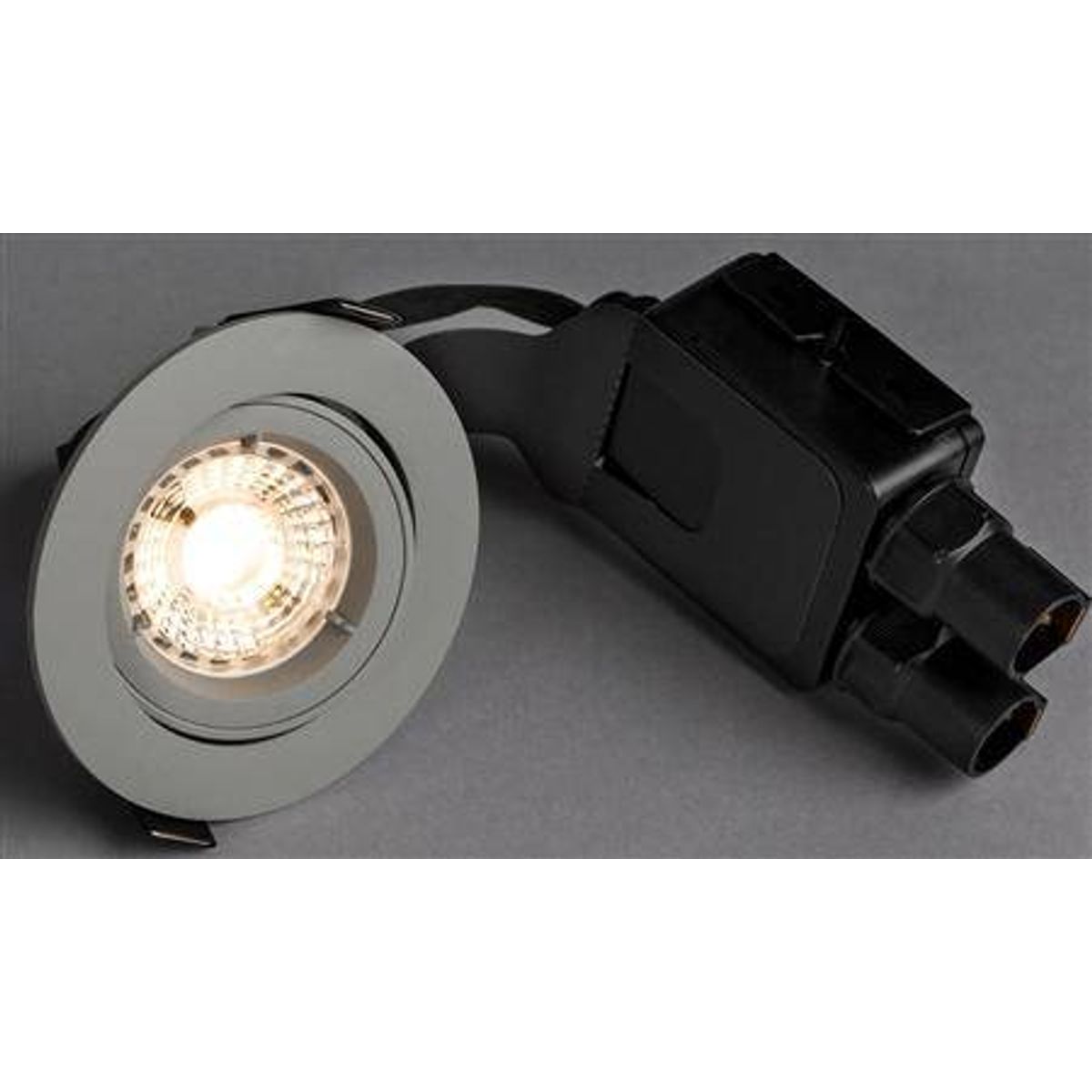 Grå udendørs indbygningsspot fra Comfort Quick LED Downlight GU10 - kvalitets spot - Easylight.dk