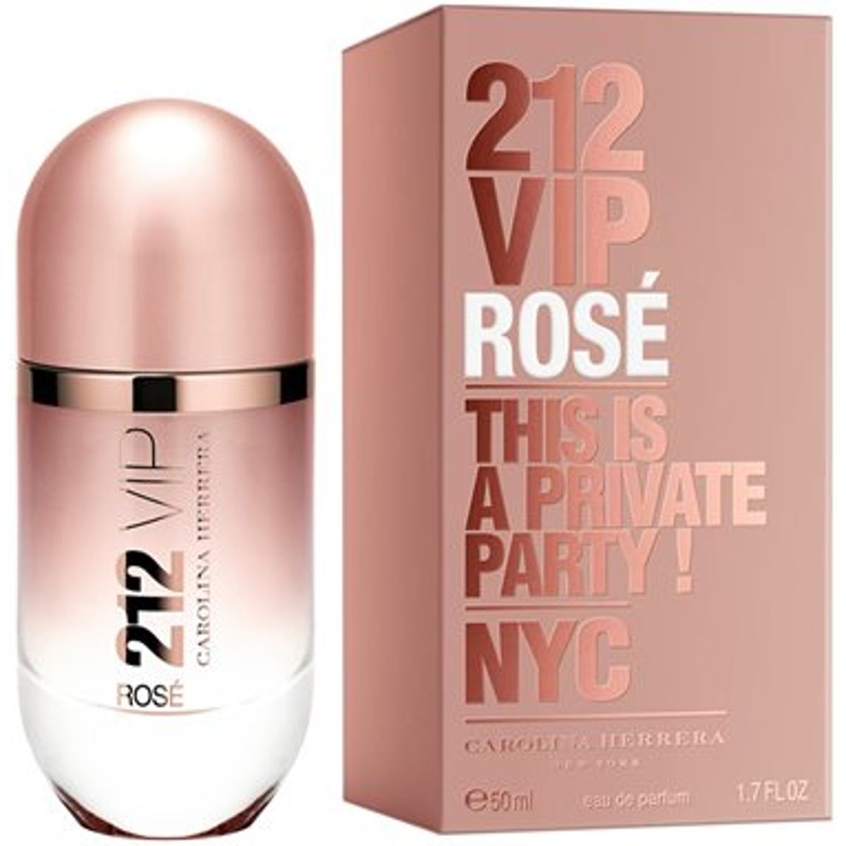 Carolina Herrera 212 VIP Rosé (Are You On The List?) Eau De Parfum 50 ml