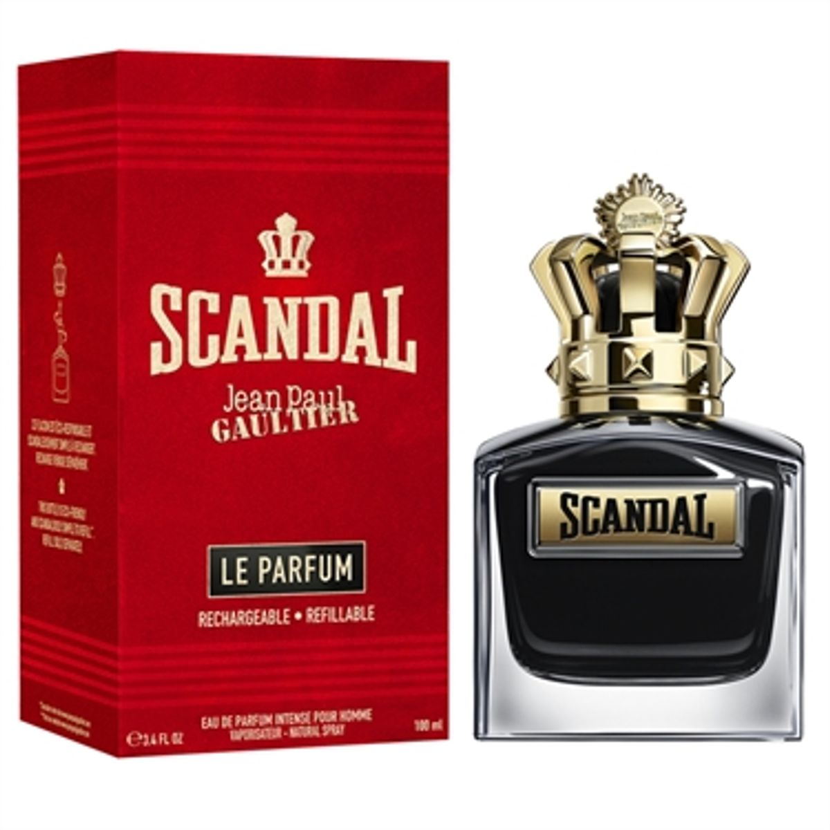 Jean Paul Gaultier Scandal Pour Homme Le Parfum 100 ml Rechargeable