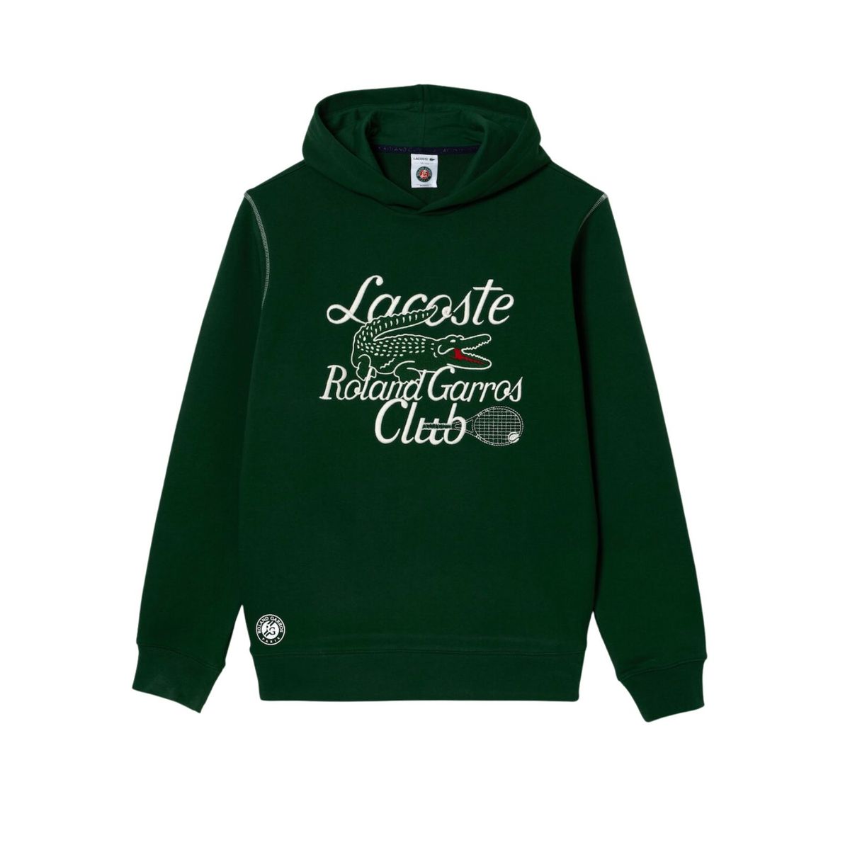 Lacoste Sport Roland Garros Edition Hoodie Green