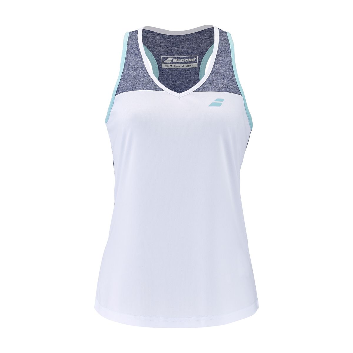 Babolat Play Tank Top Women White/Blue