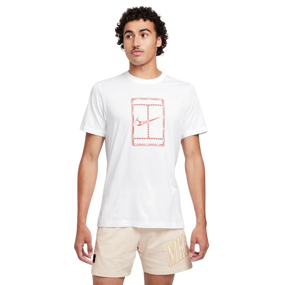 Nike Court Dri-FIT Heritage T-shirt White