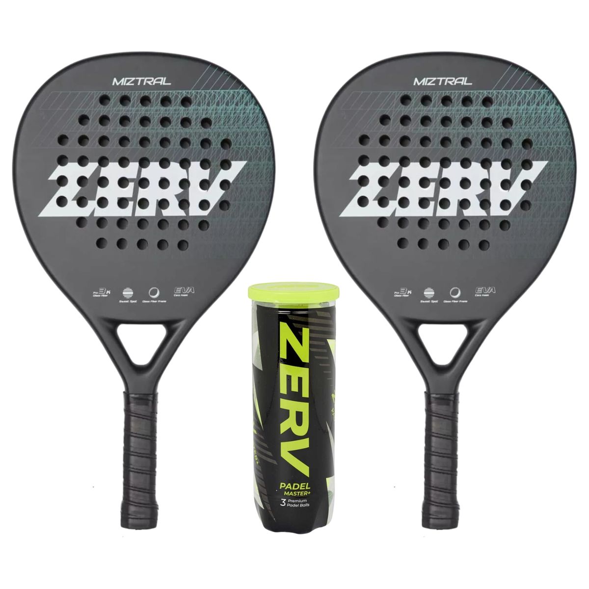 ZERV Padel Pakketilbud (ZERV Miztral + ZERV Padel Master+)