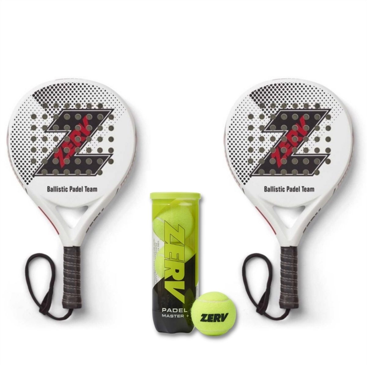 ZERV Padel Pakketilbud (ZERV Ballistic Padel Team + ZERV Padel Master+)