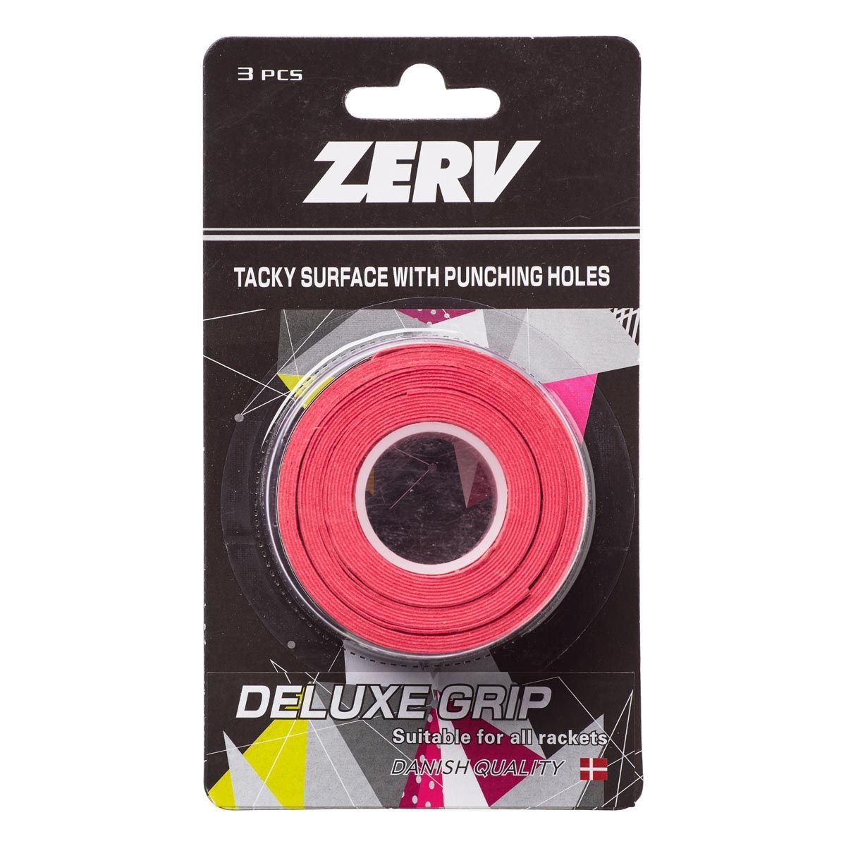 ZERV Deluxe Grip Rød 3-pak