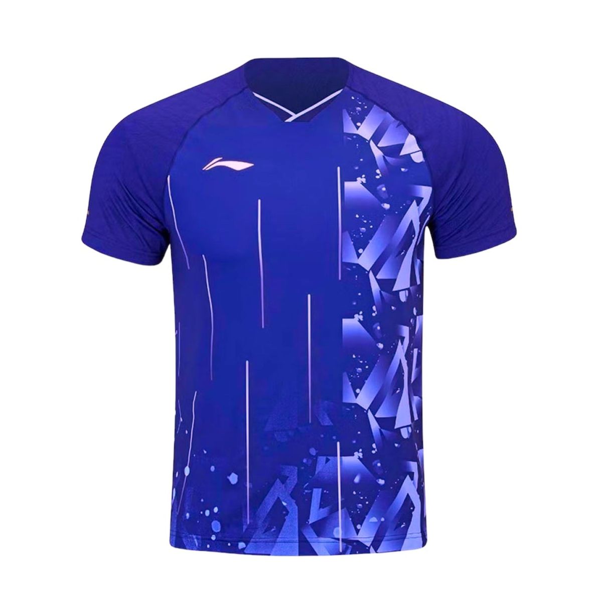 Li-Ning AAYS239-3 T-shirt Flakes Blue