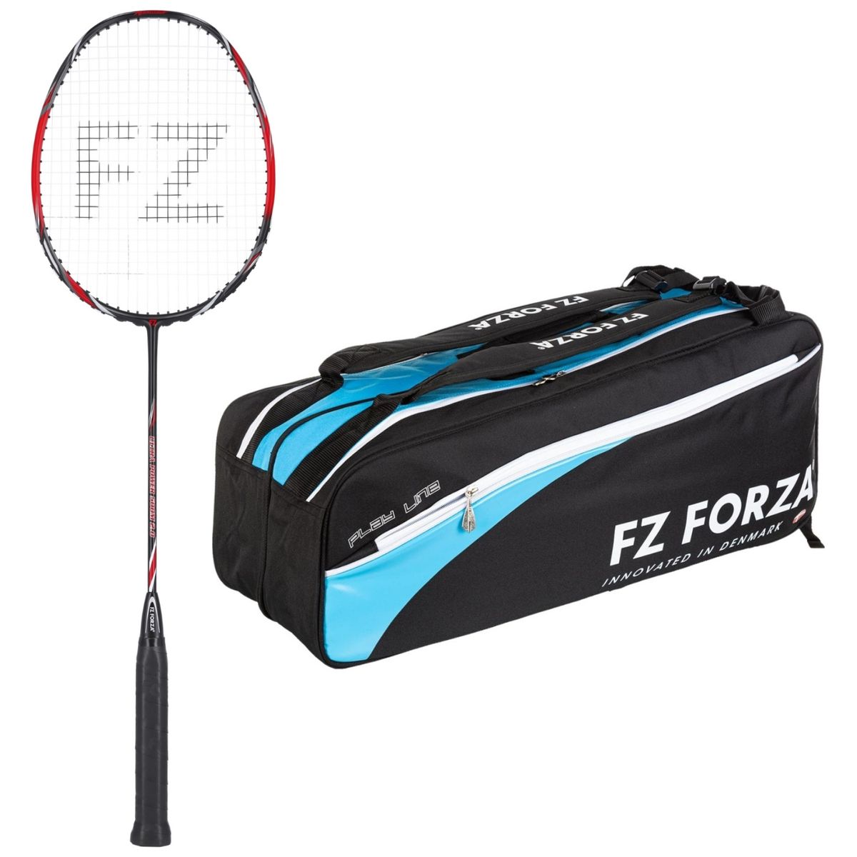 Forza Pakketilbud (Forza Ultra Power 500 M 2.0 + Forza Racket Bag Play Line X6)