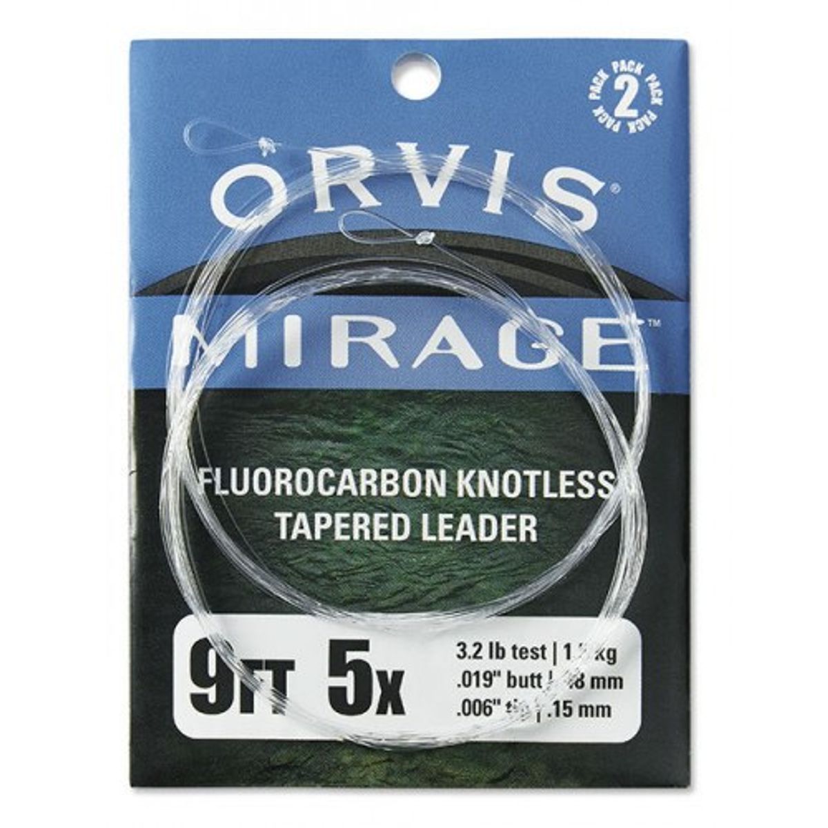 Orvis Mirage Fluorocarbon Forfang 2stk.