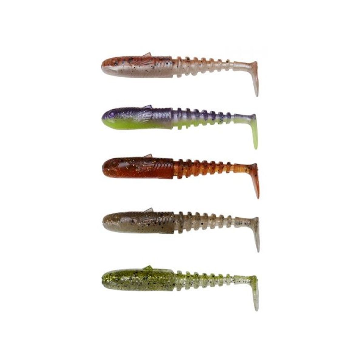 Savage Gear Gobster Shad Clearwater Mix 5stk.