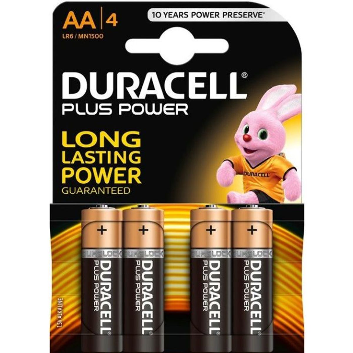 Duracell Plus Power Batteri AA