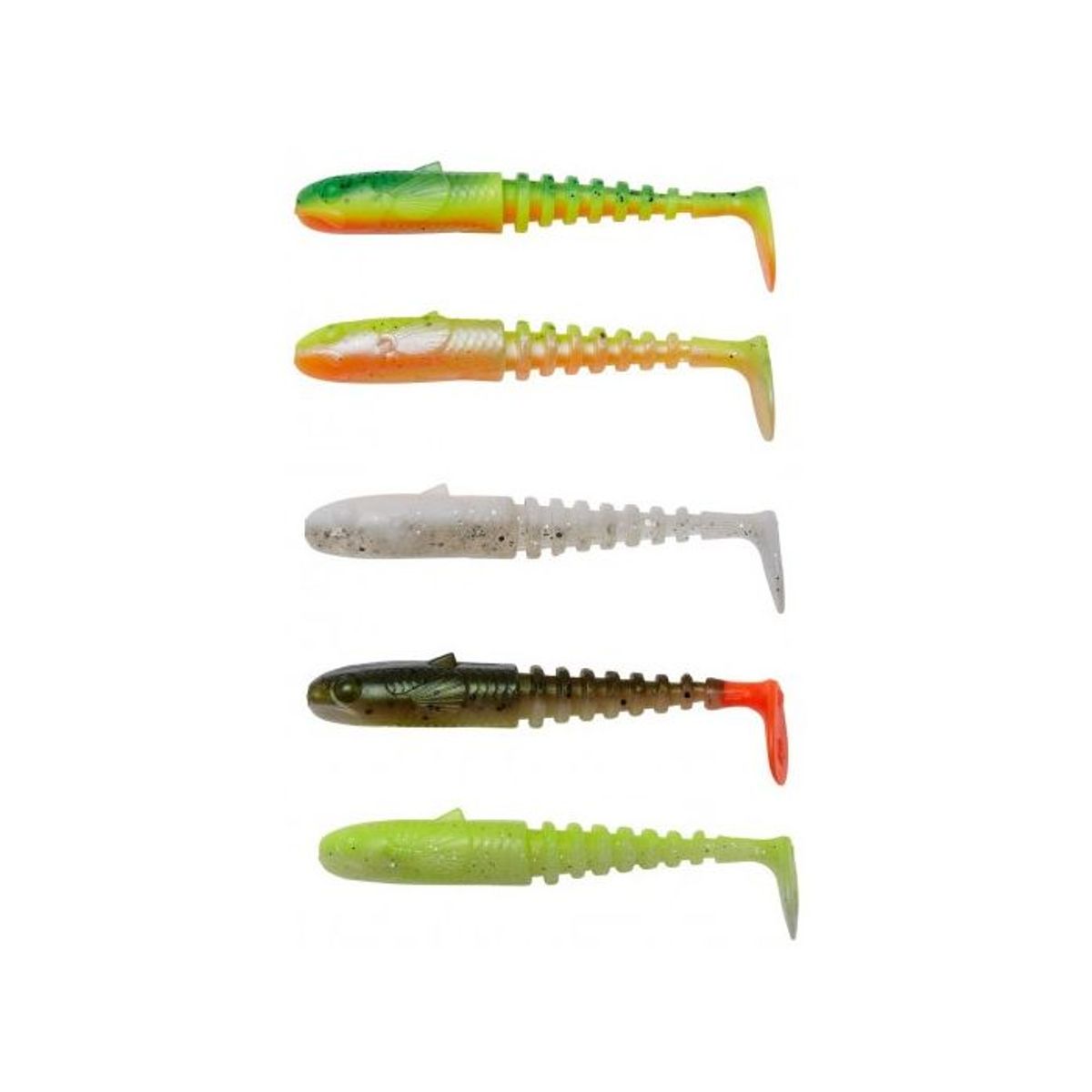 Savage Gear Gobster Shad Dark Water Mix 5stk.