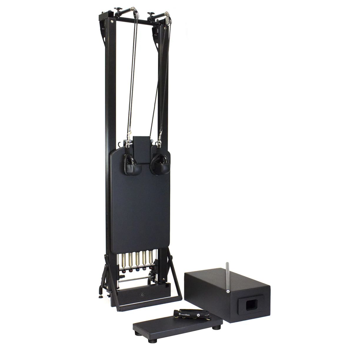 Merrithew SPX Max Reformer With Vertical Stand Bundle (Jet Black)