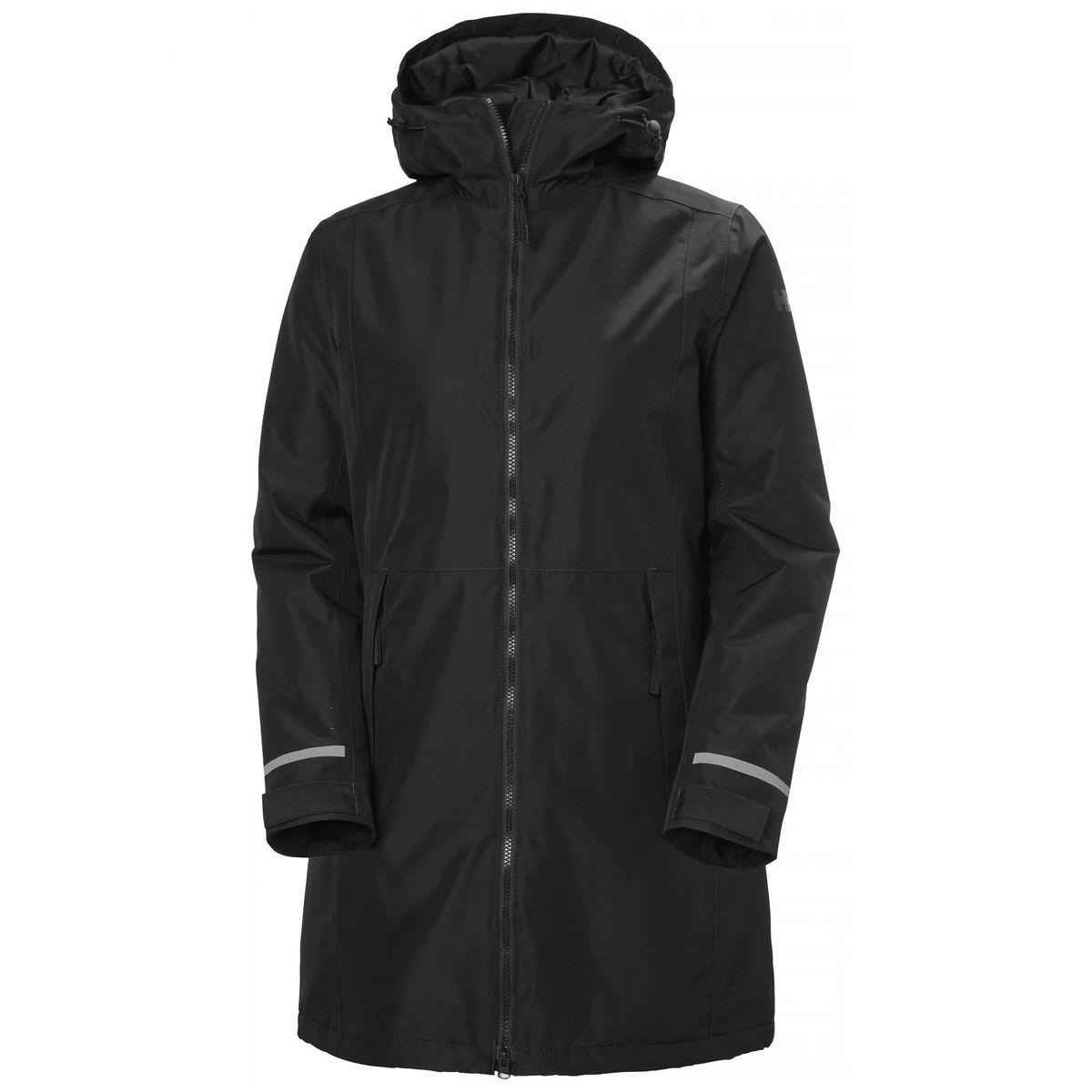 Helly Hansen Lisburn Ins, regnfrakke, dame, sort