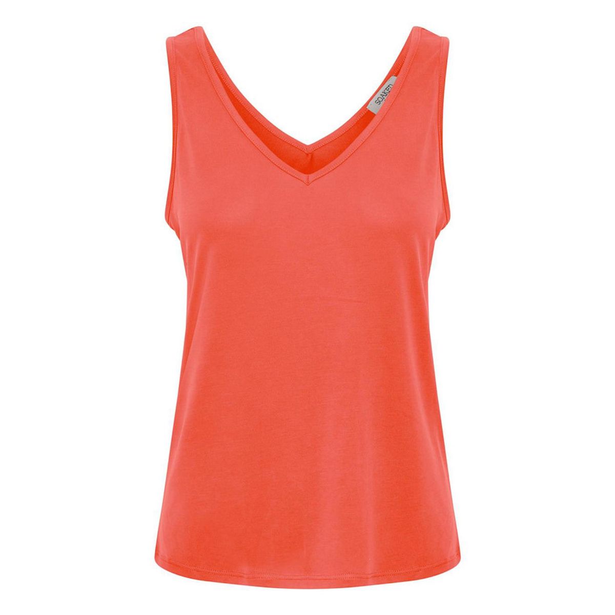 Soaked in Luxury | Cam Singlet Coral - S