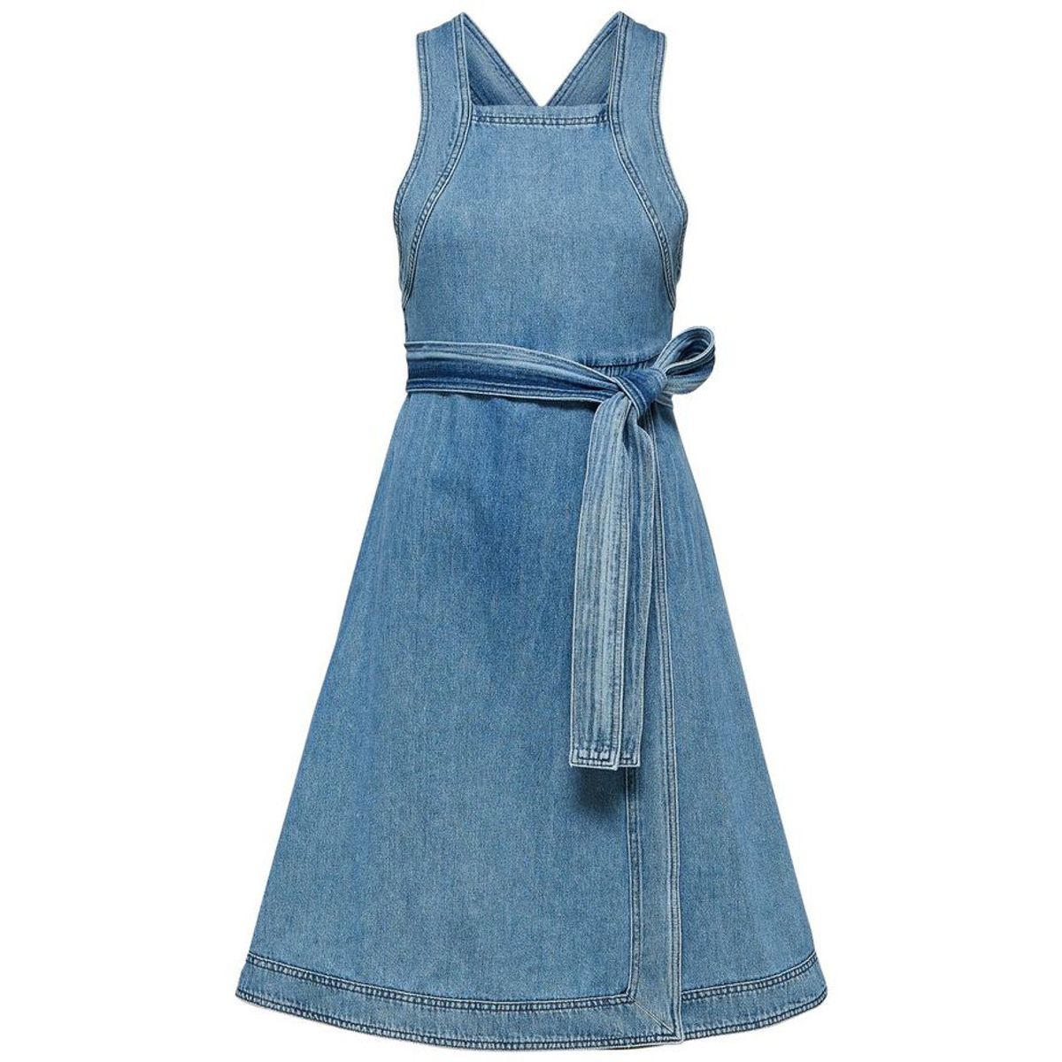 Selected | Jenner wrap denim dress - 34