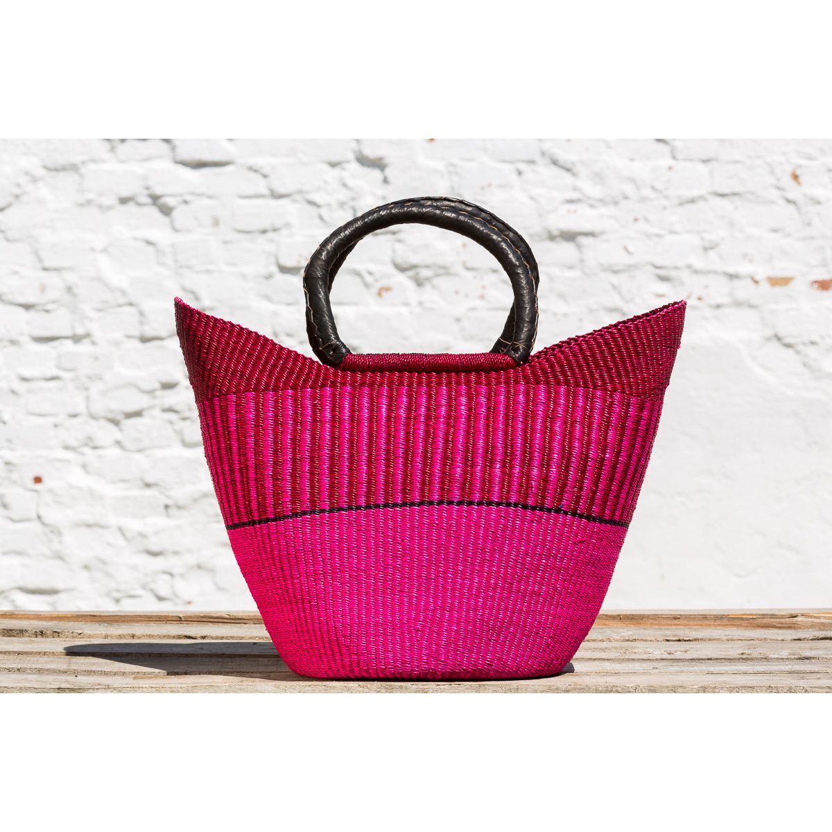 Hammerhus Fairtrade U-Shape netmønster - pink