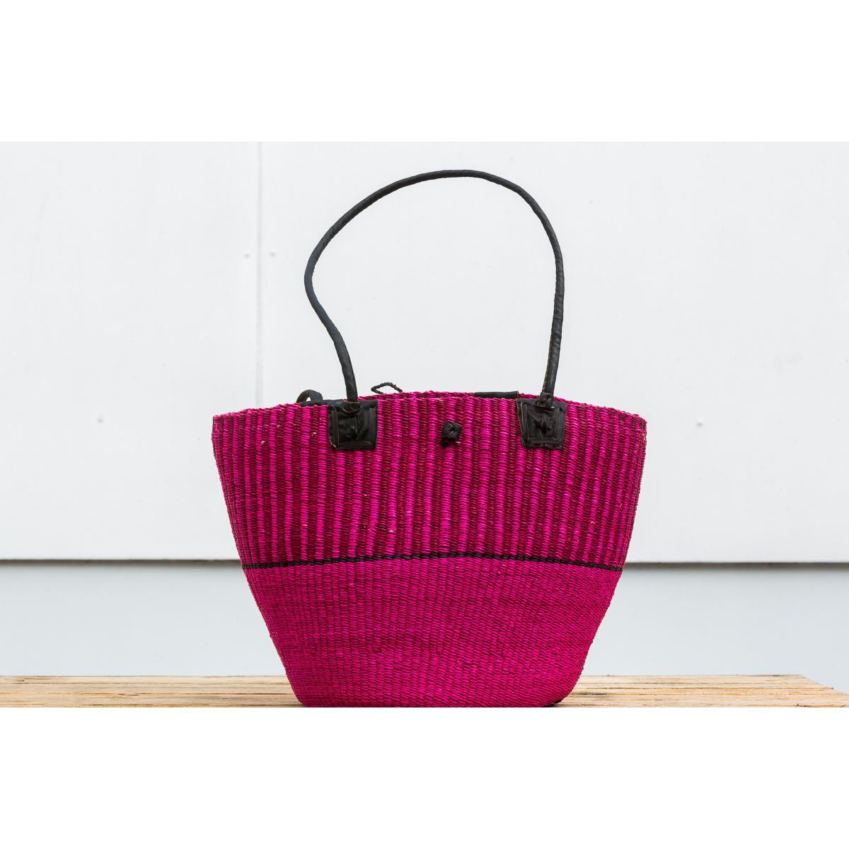 Hammershus Fairtrade Skuldertaske - pink