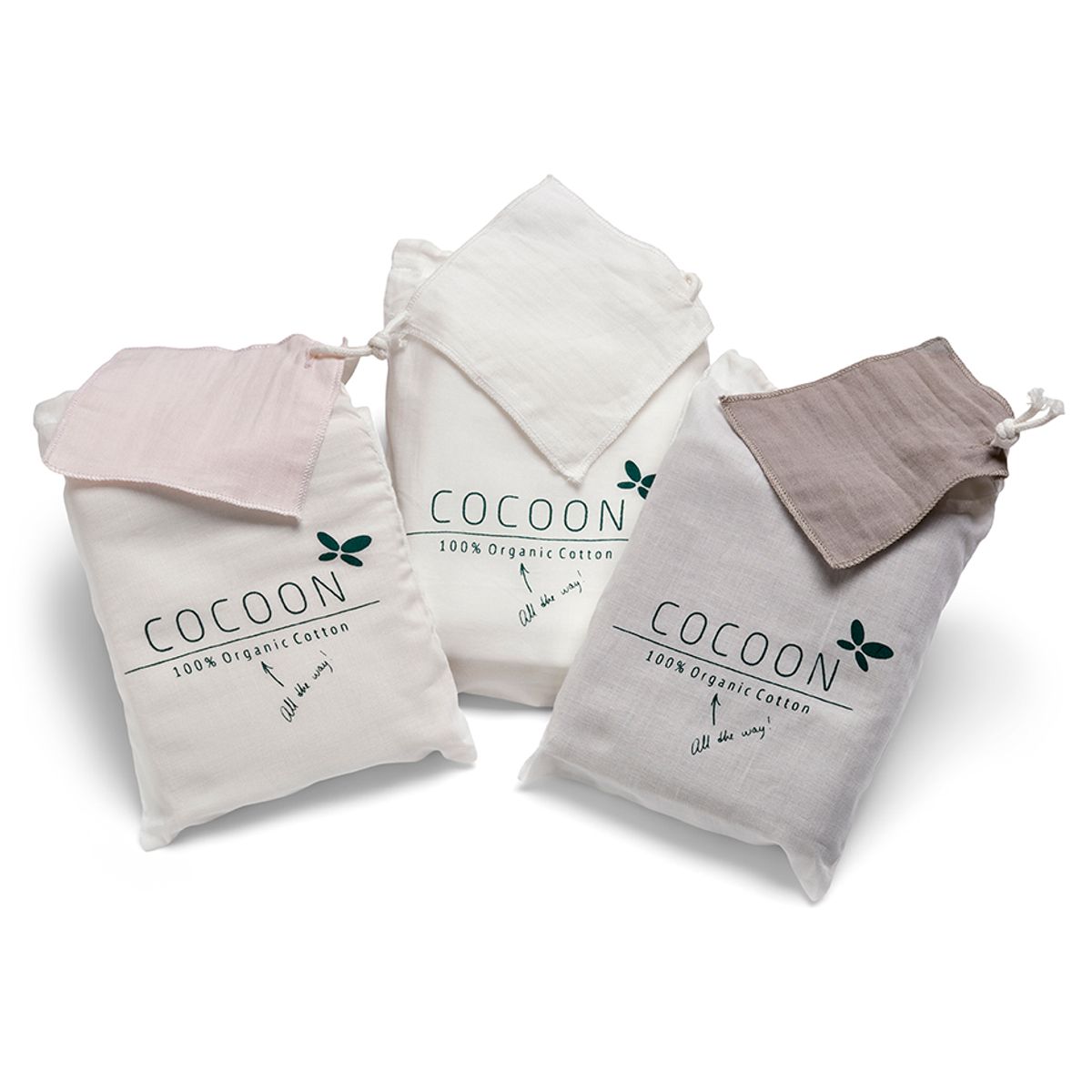 Cocoon Company Organic Wallaby Brown Betræk barnevognsdyne