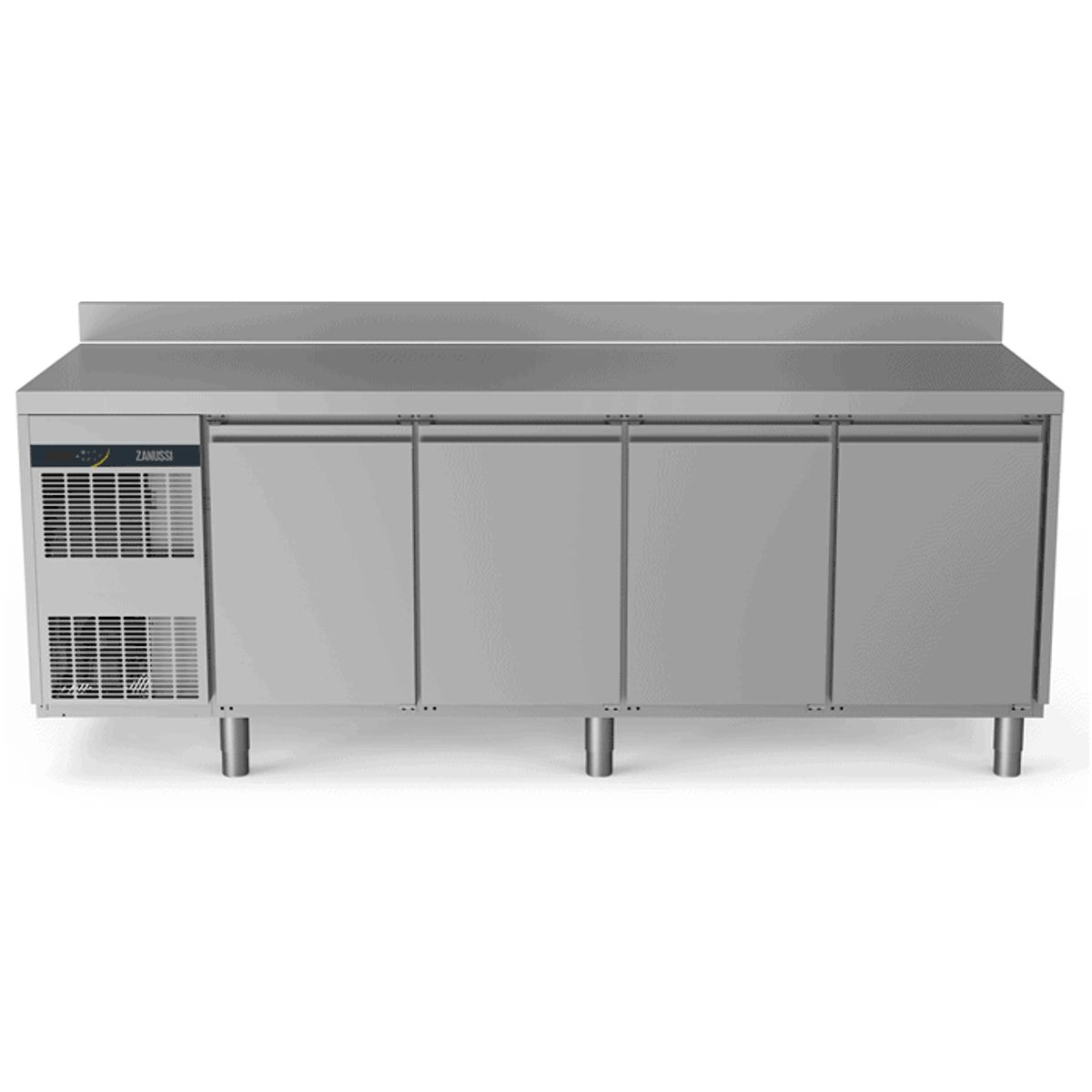 Zanussi kølebord 590L med bagkant - 4 låger