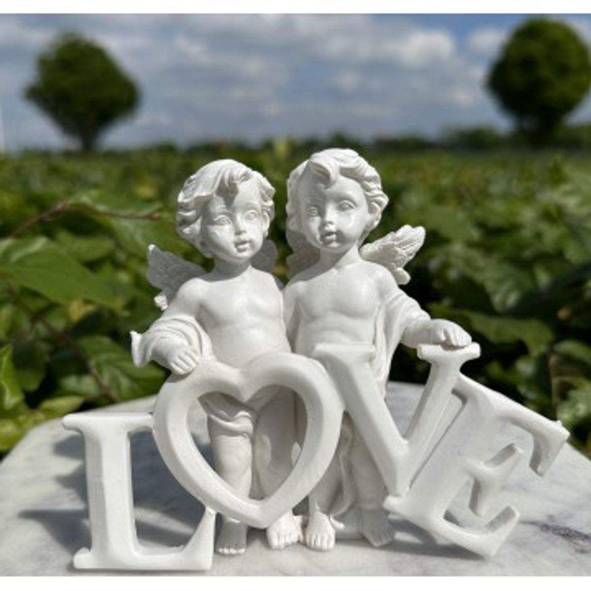 Englepar LOVE - Engle figurer - GodKarmaShop