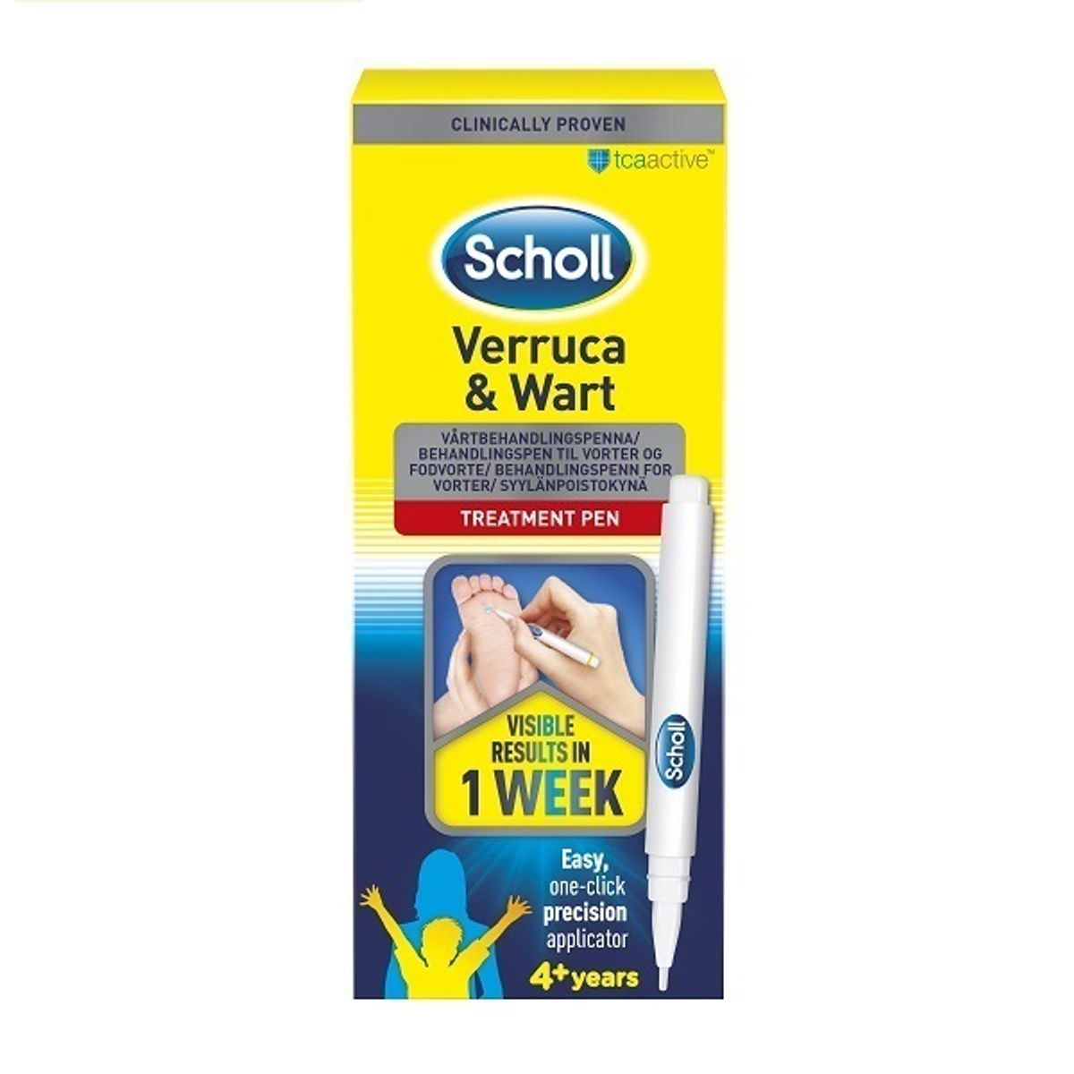 Vortepen fra scholl til behandling af fodvorter og vorter