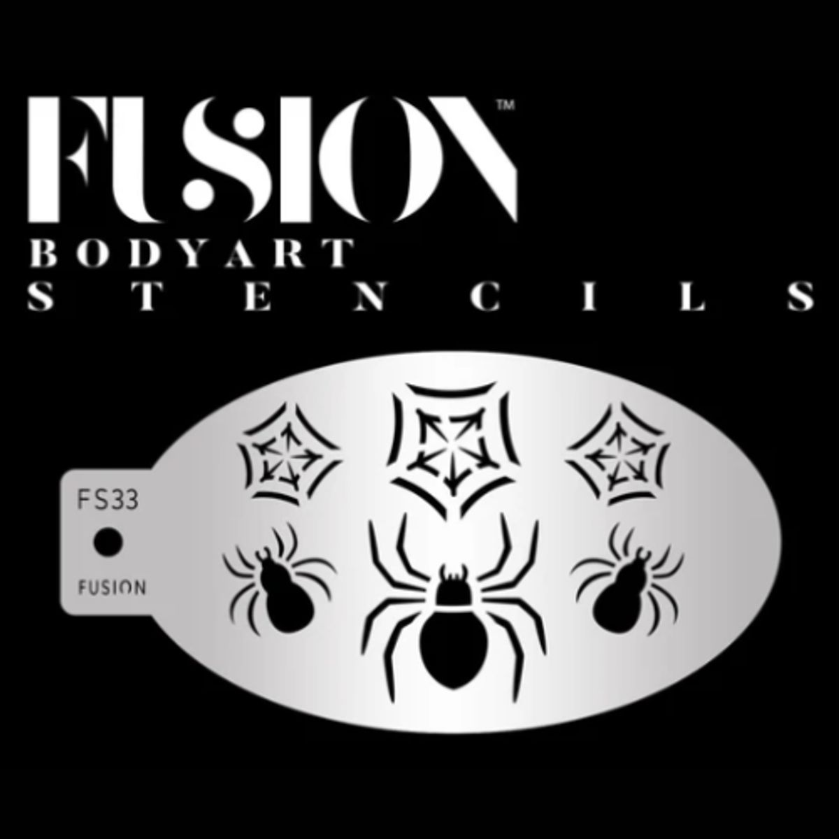 FUSION - Stencil - Crawing Spider & Web