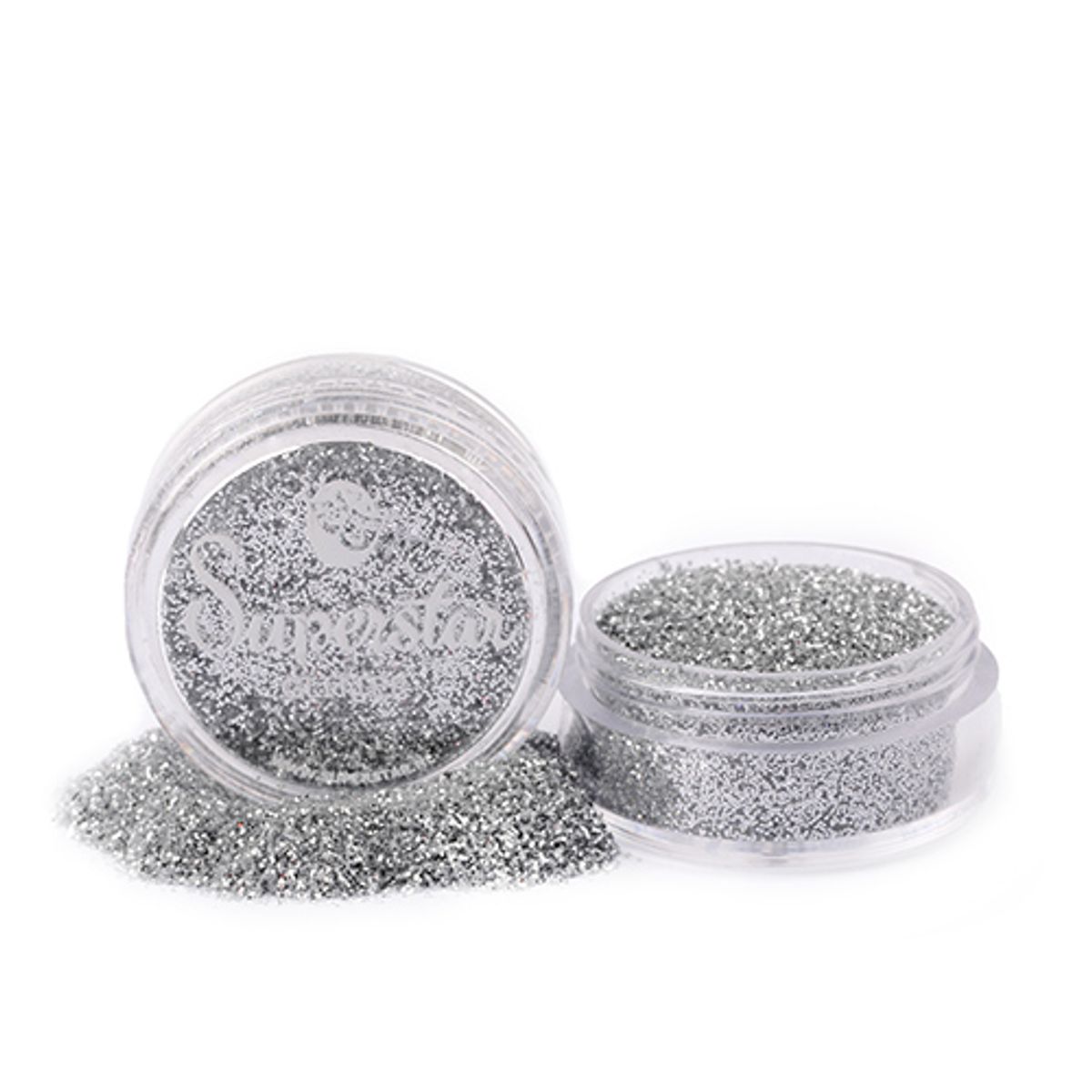 SUPERSTAR - Fint Glitter - Dåse (Silver)