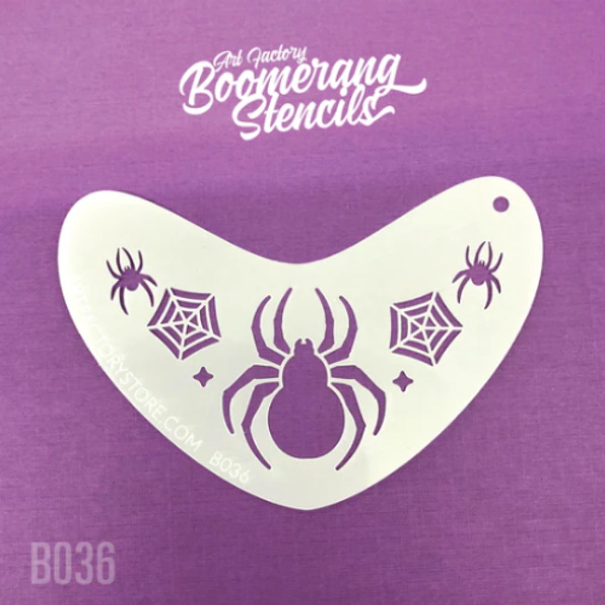 ART FACTORY - Stencil - Spider Crown (B036)