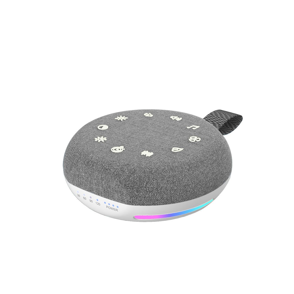 White noise maskine og Lampe