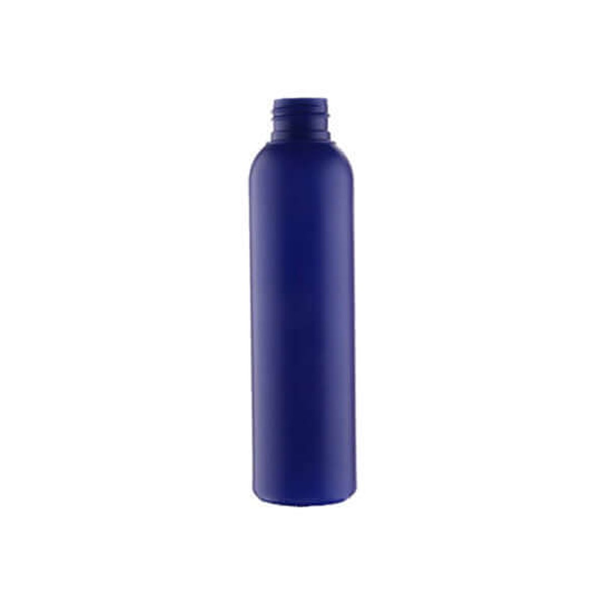 150 ml. mørkeblå plastflaske - HDPE - 24/410