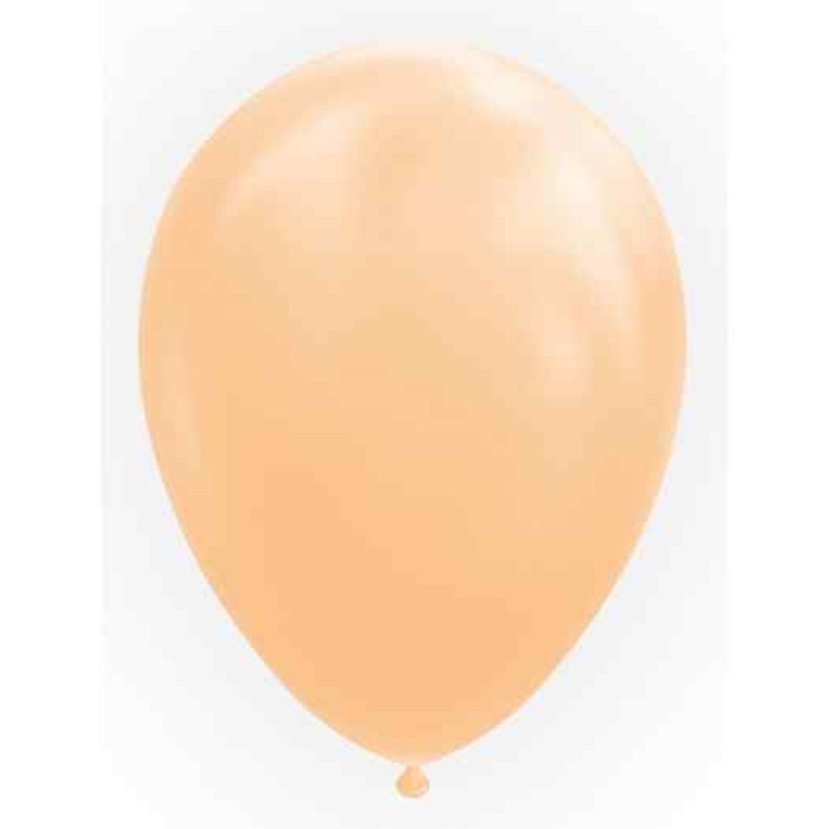 Balloner 12" / 30 cm - 25 stk. Hudfarvet - Ensfarvede latexballoner