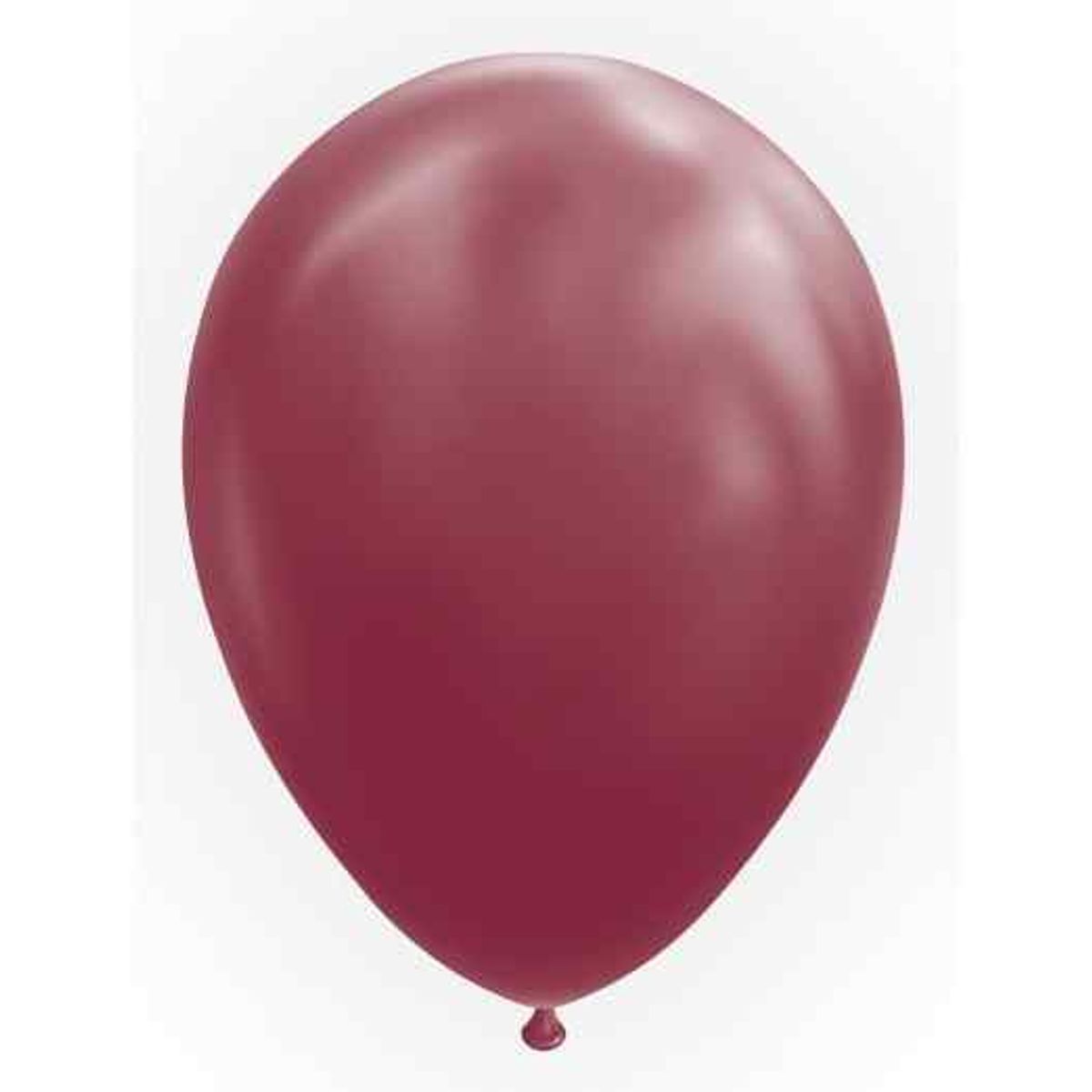 Balloner 12" / 30 cm - 25 stk. Burgundy - Ensfarvede latexballoner