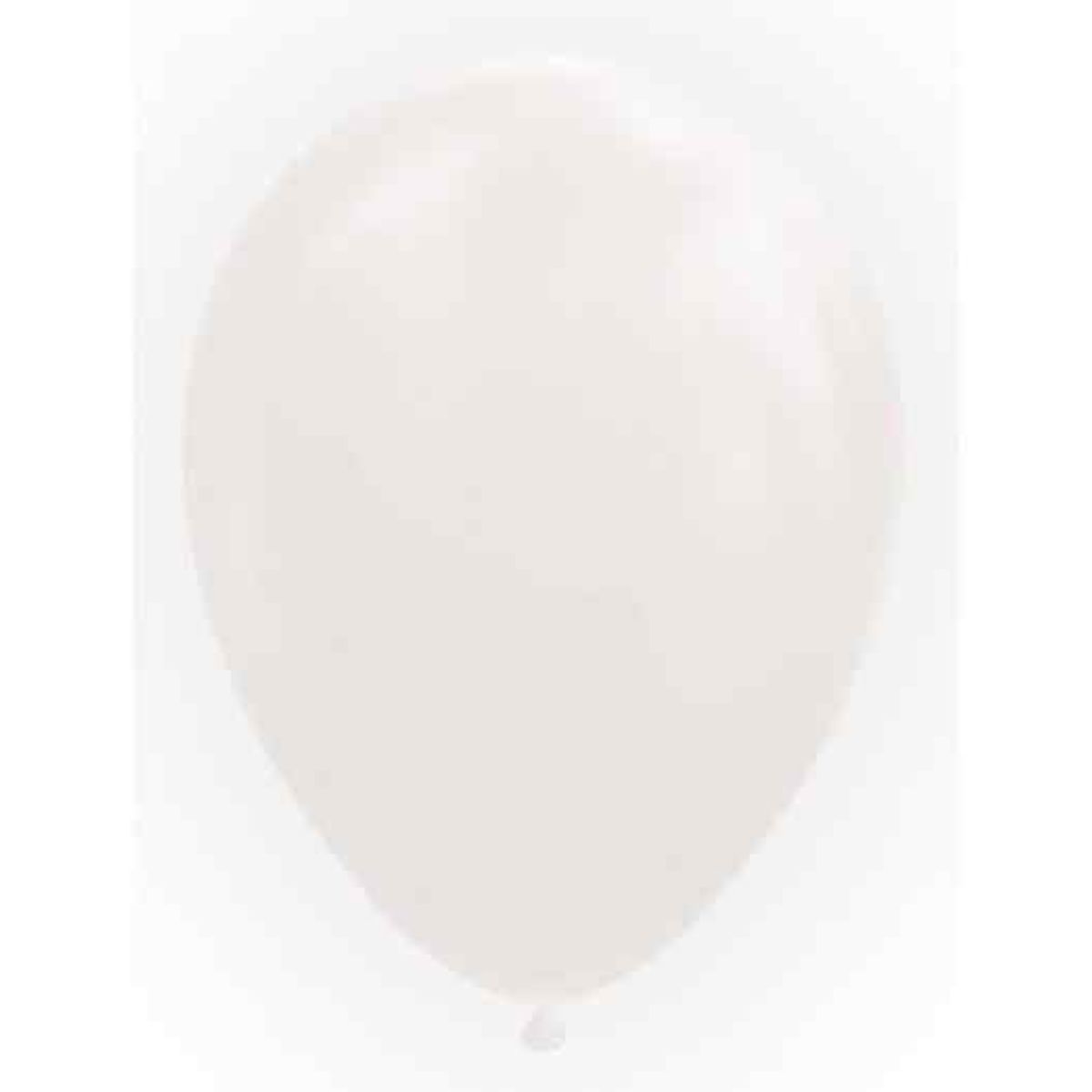 Balloner 12" / 30 cm - 25 stk. Hvid - Ensfarvede latexballoner