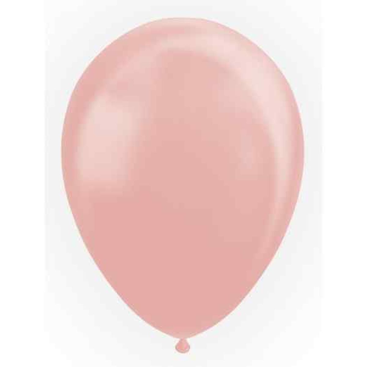 Pearl 12" / 30 cm - 25 stk. Rose Guld - Ensfarvede latexballoner