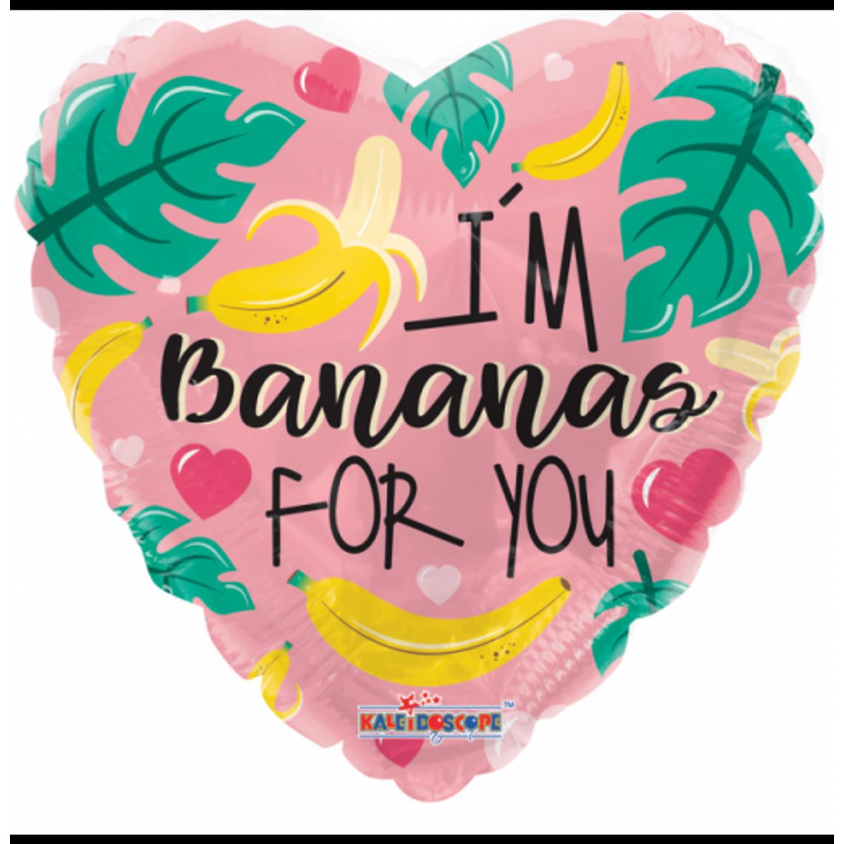 Folieballon - I'm bananas for you" - Hjerte Balloner