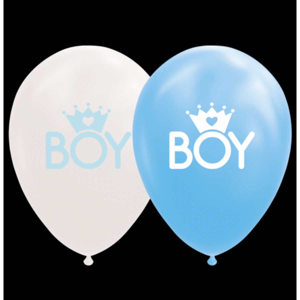 Boy Balloner - 12" - Babyshower