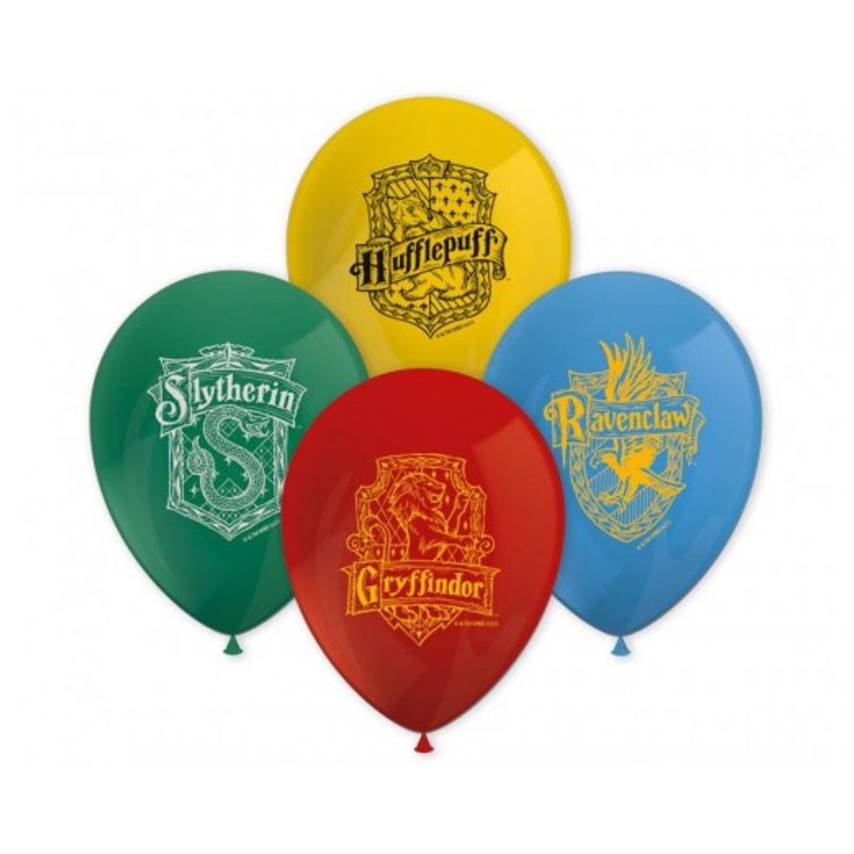 Harry Potter Hogwarts Houses, 12"/ 30 cm - 8 stk. - Balloner