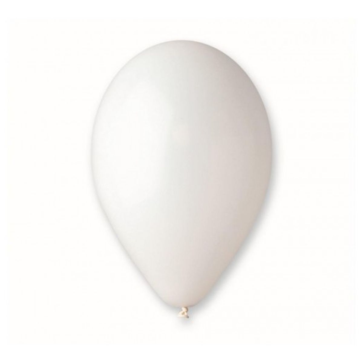 Hvide balloner, 10"/ 25 cm - 10 stk. - Balloner