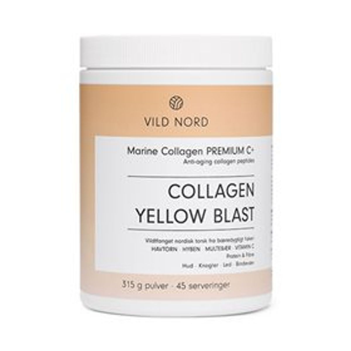 Vild Nord Marine Collagen Yellow Blast 315g. - 2 for 399,-