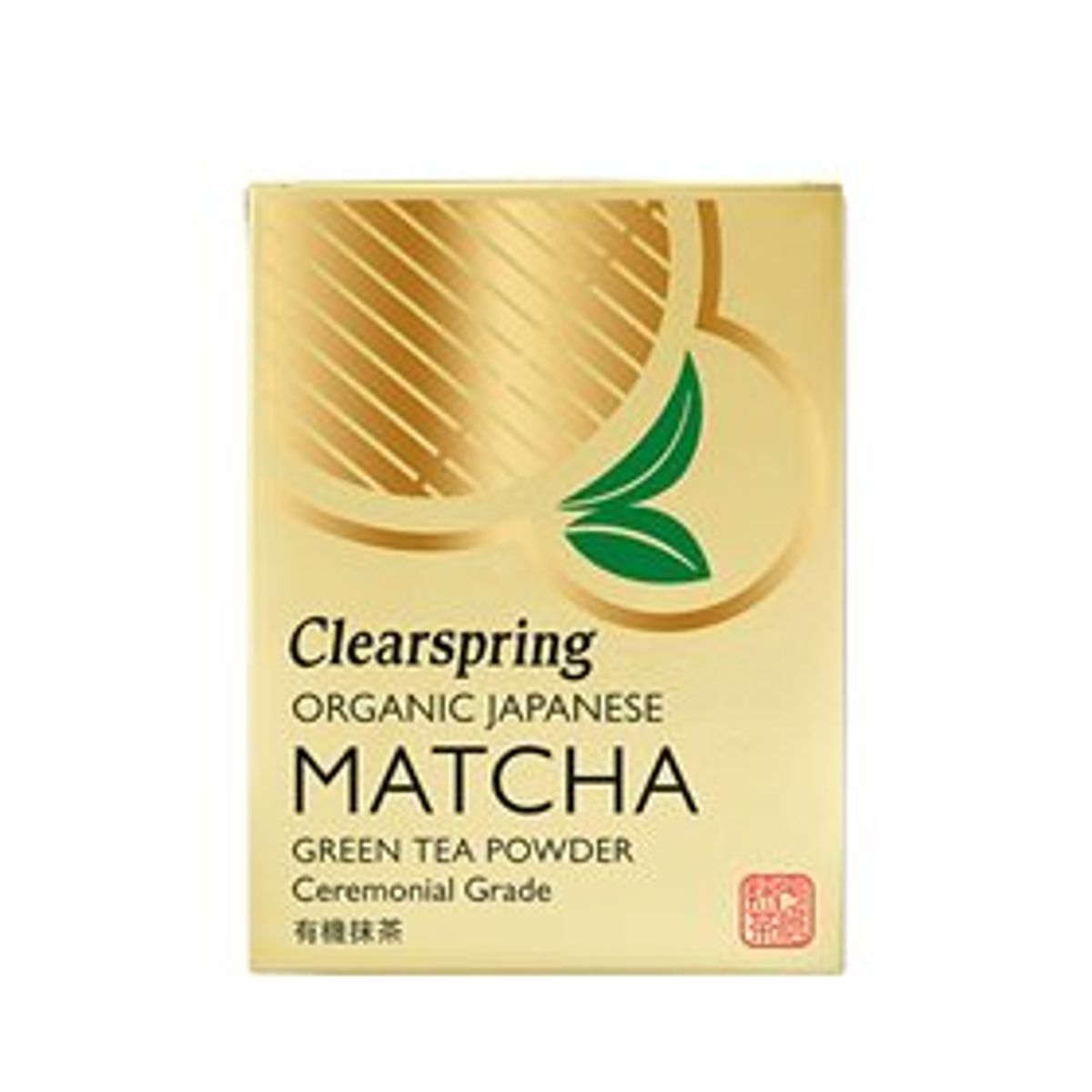 Clearspring Matcha grøn te pulver Ø 30g. (Gul)