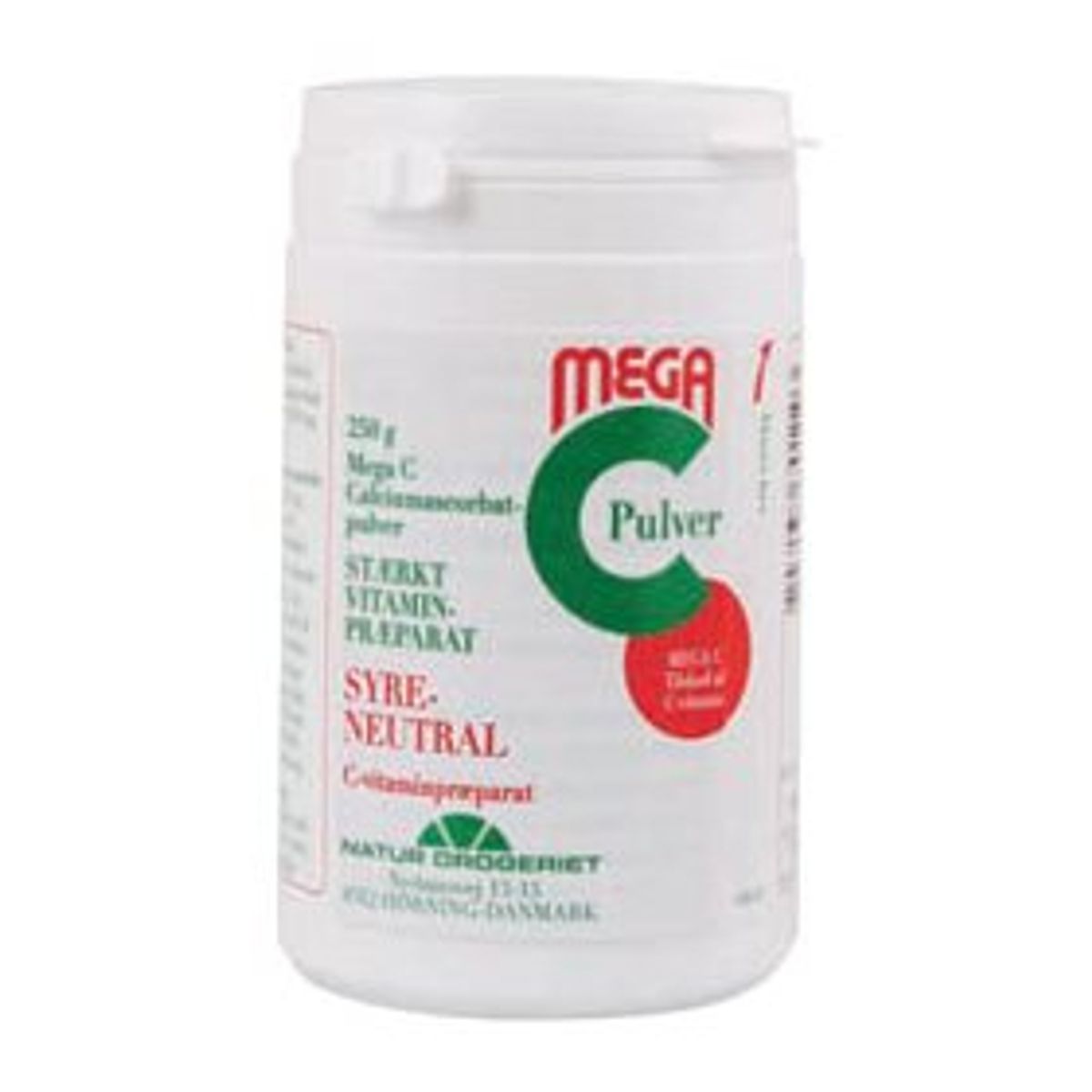 ND Mega C vitamin calciumascorbat 250g.