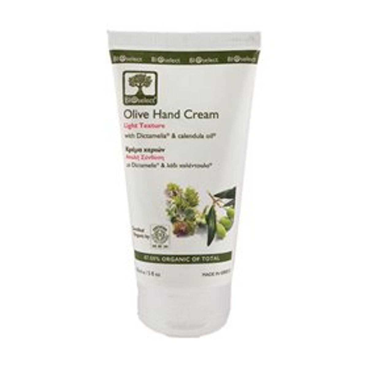 Bioselect Olive Hand Cream - Light Texture &bull; 150 ml.