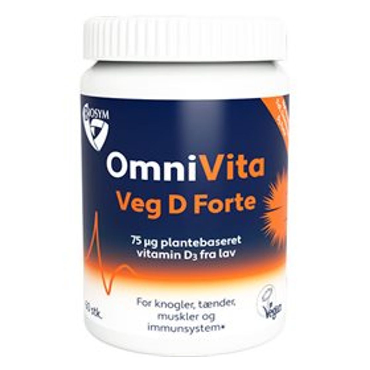 BioSym OmniVita D Veg Forte 75mcg. - 60 kaps.