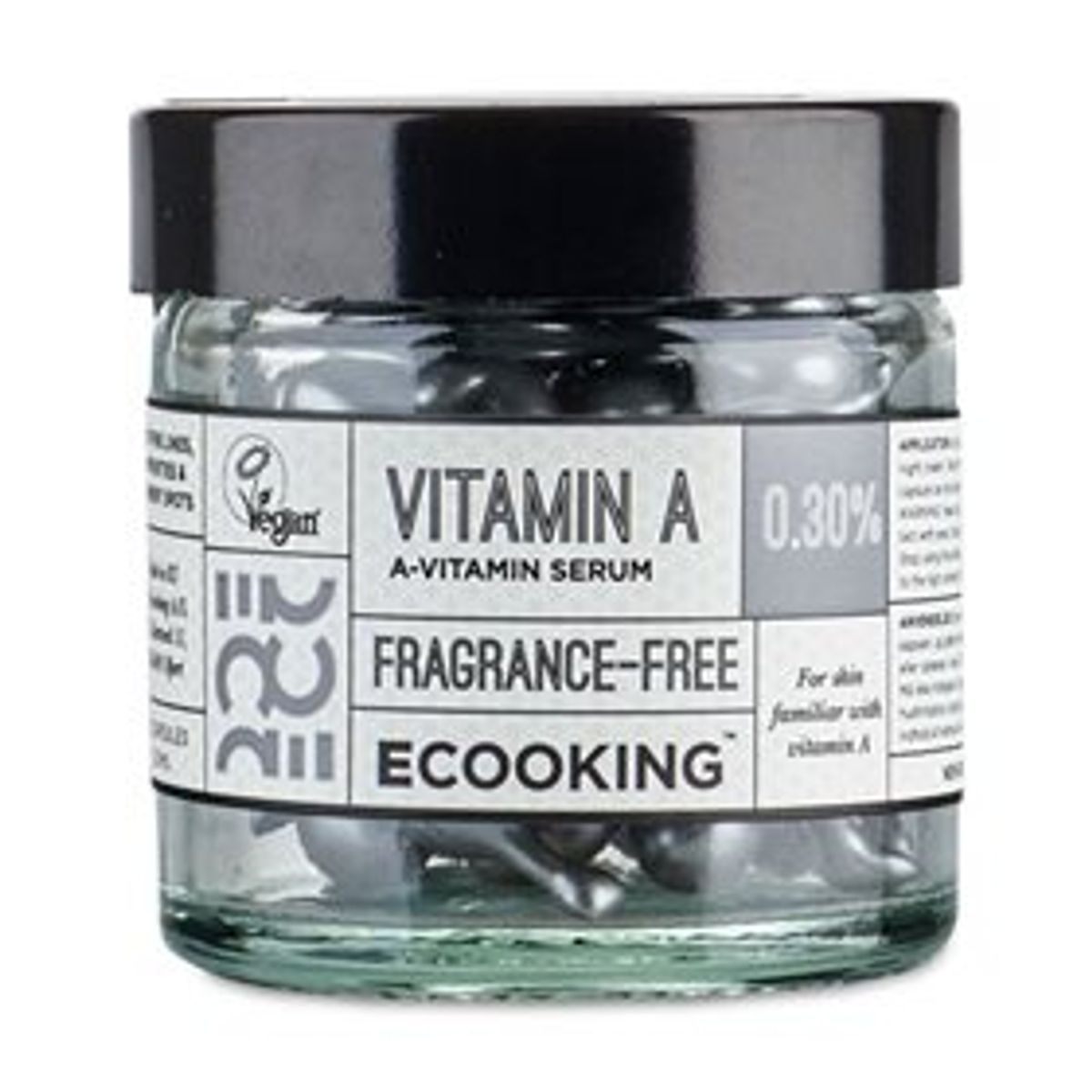 Ecooking A-Vitamin 0,30% &bull; 60 kap.