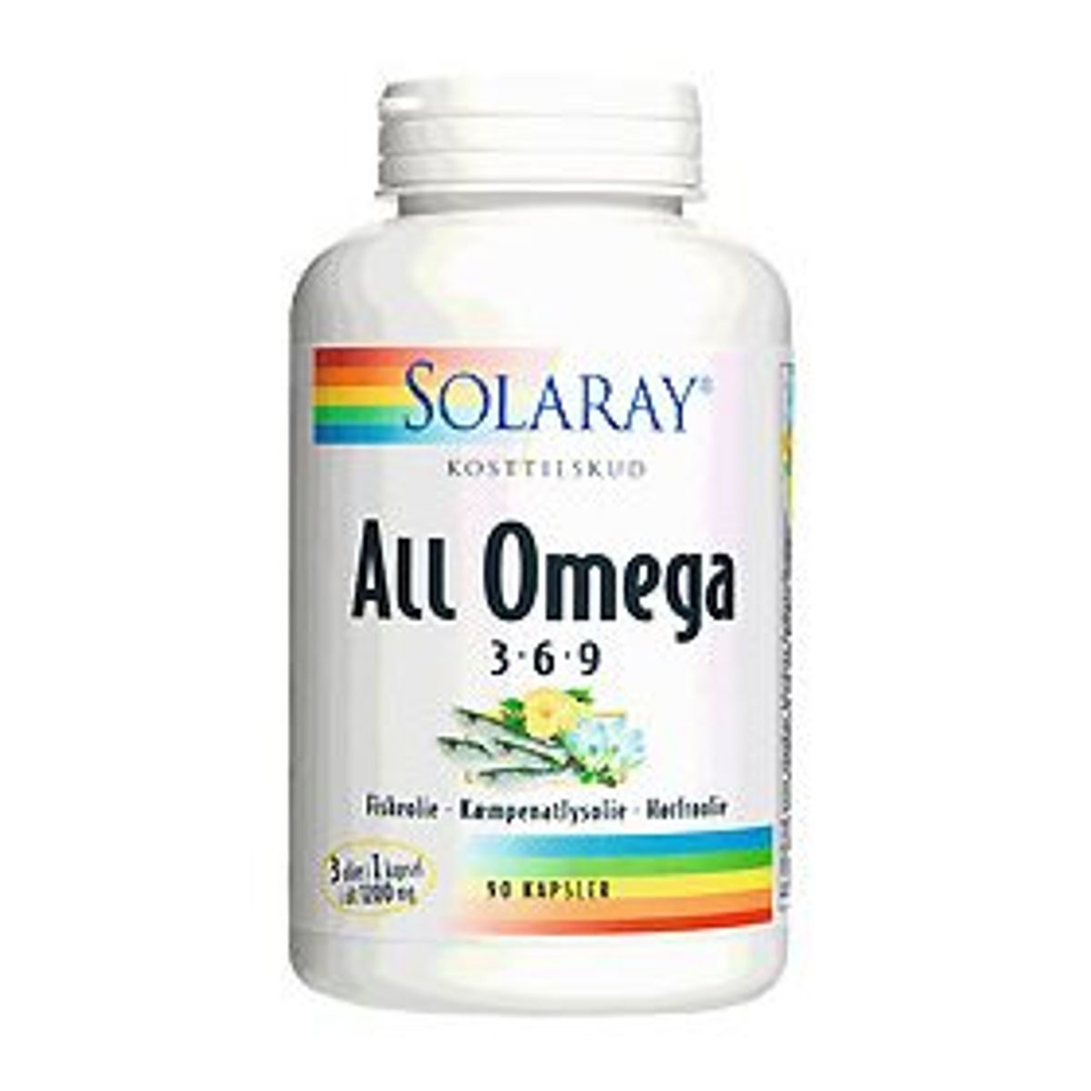 Solaray All Omega 3-6-9 90 kaps.