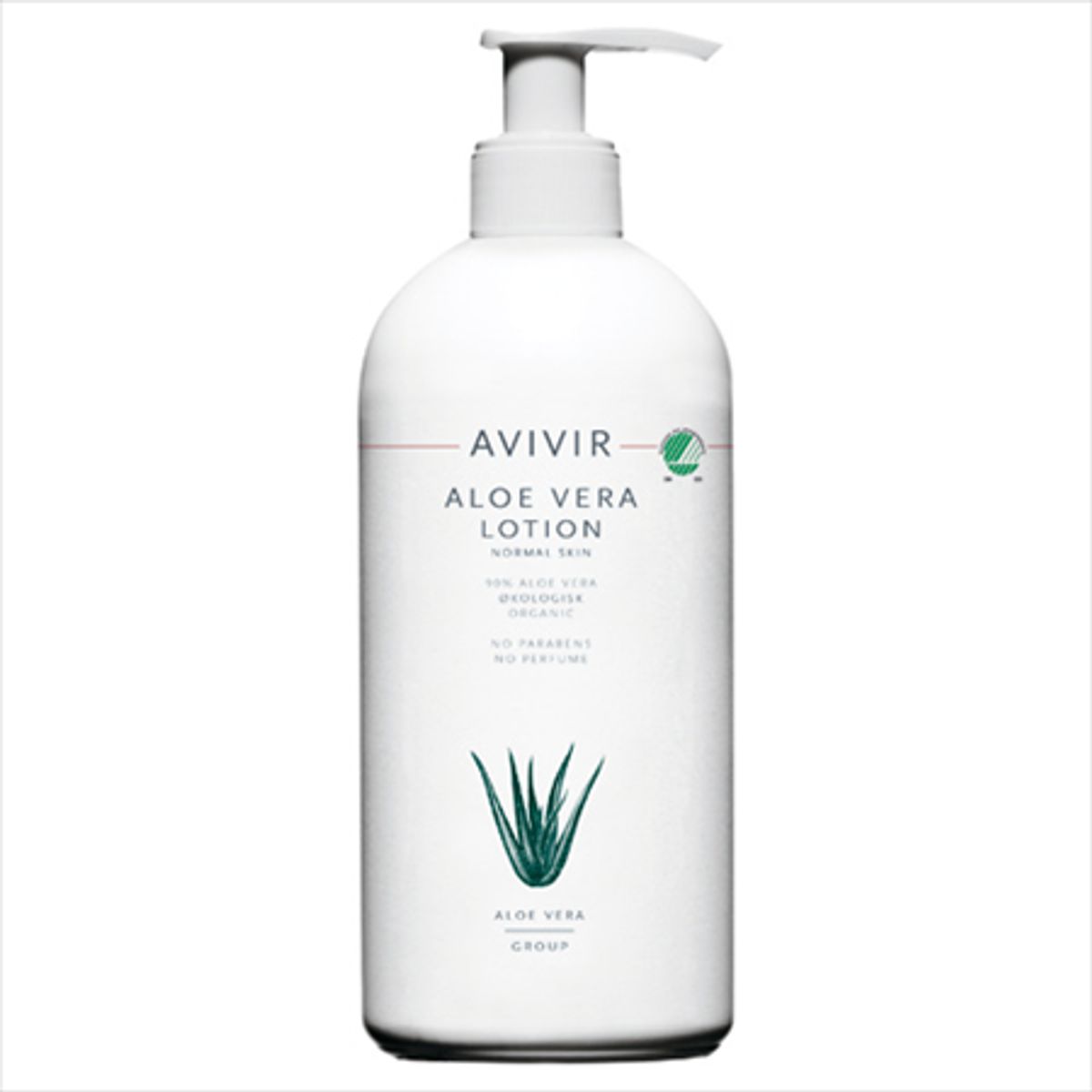 Avivir Aloe Vera Lotion 90% m. pumpe &bull; 500 ml.