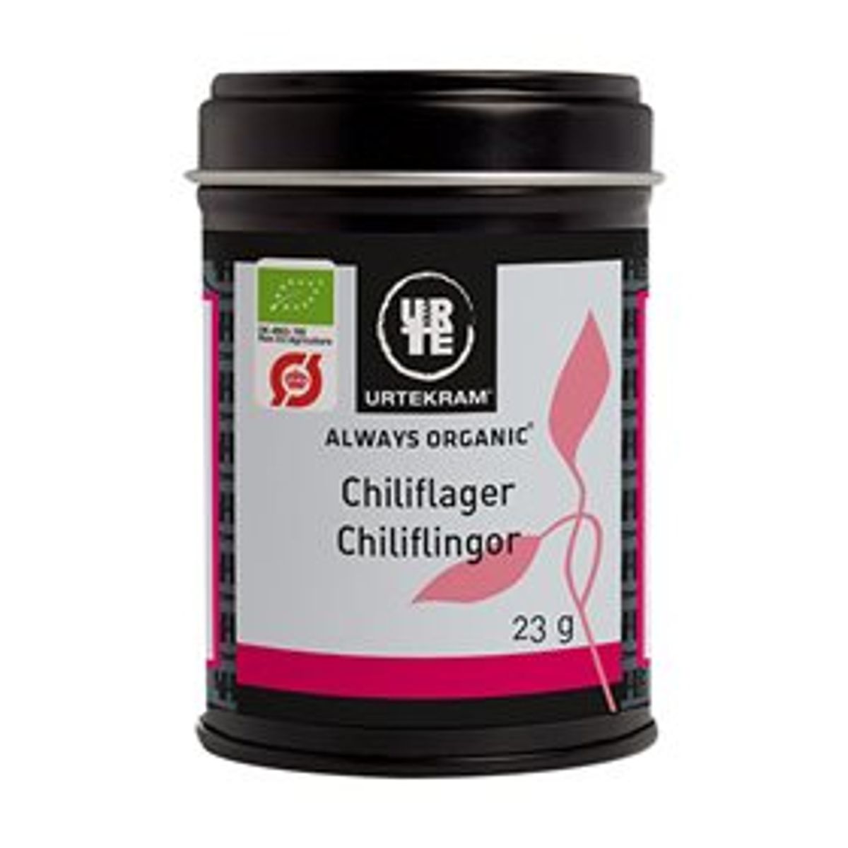 Urtekram Chilliflager Ø &bull; 23g.