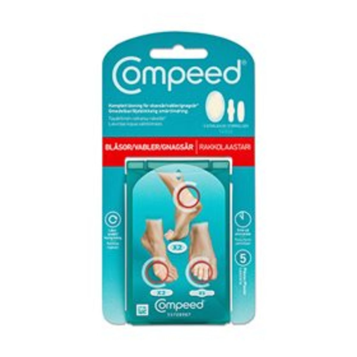 Compeed mix vabel plaster 5 stk