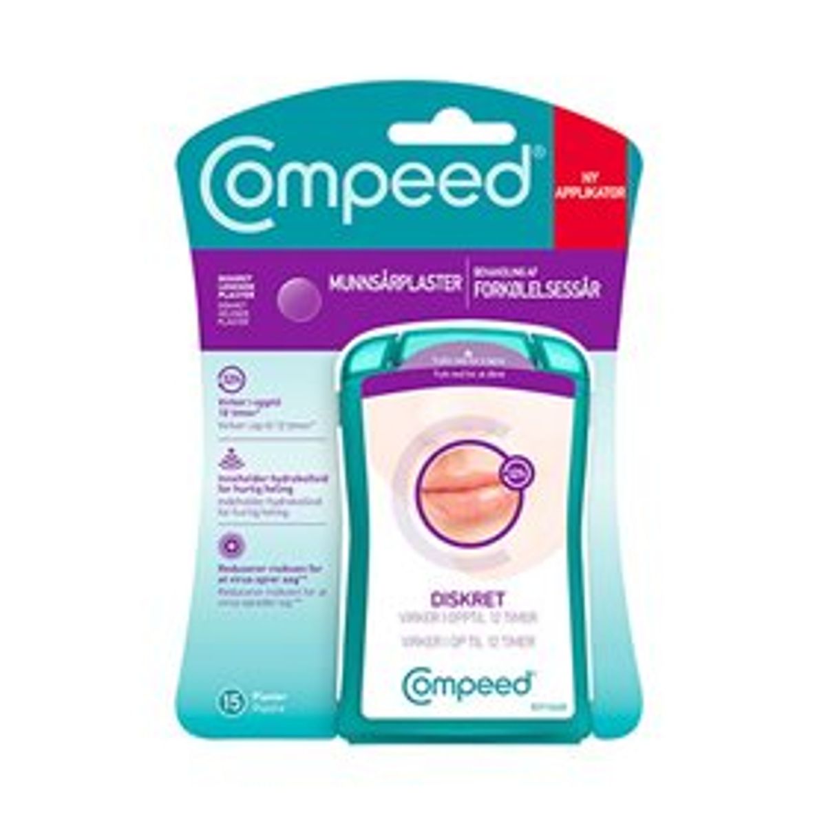 Compeed forkølelsessår 15 stk