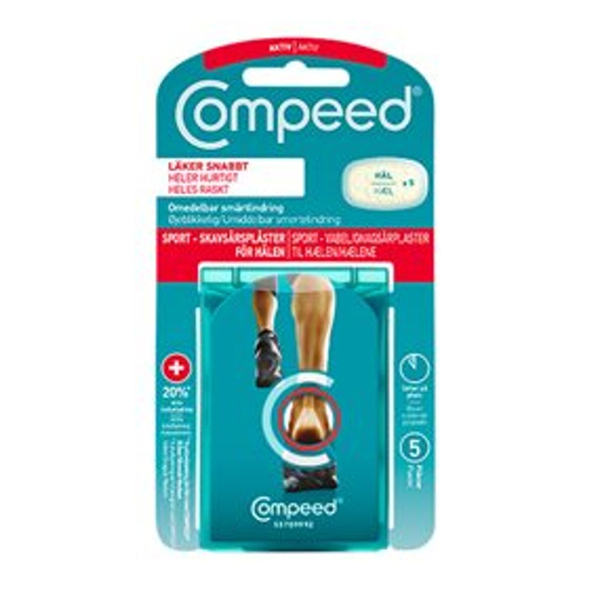 Compeed Sport 5 stk - 5stk.